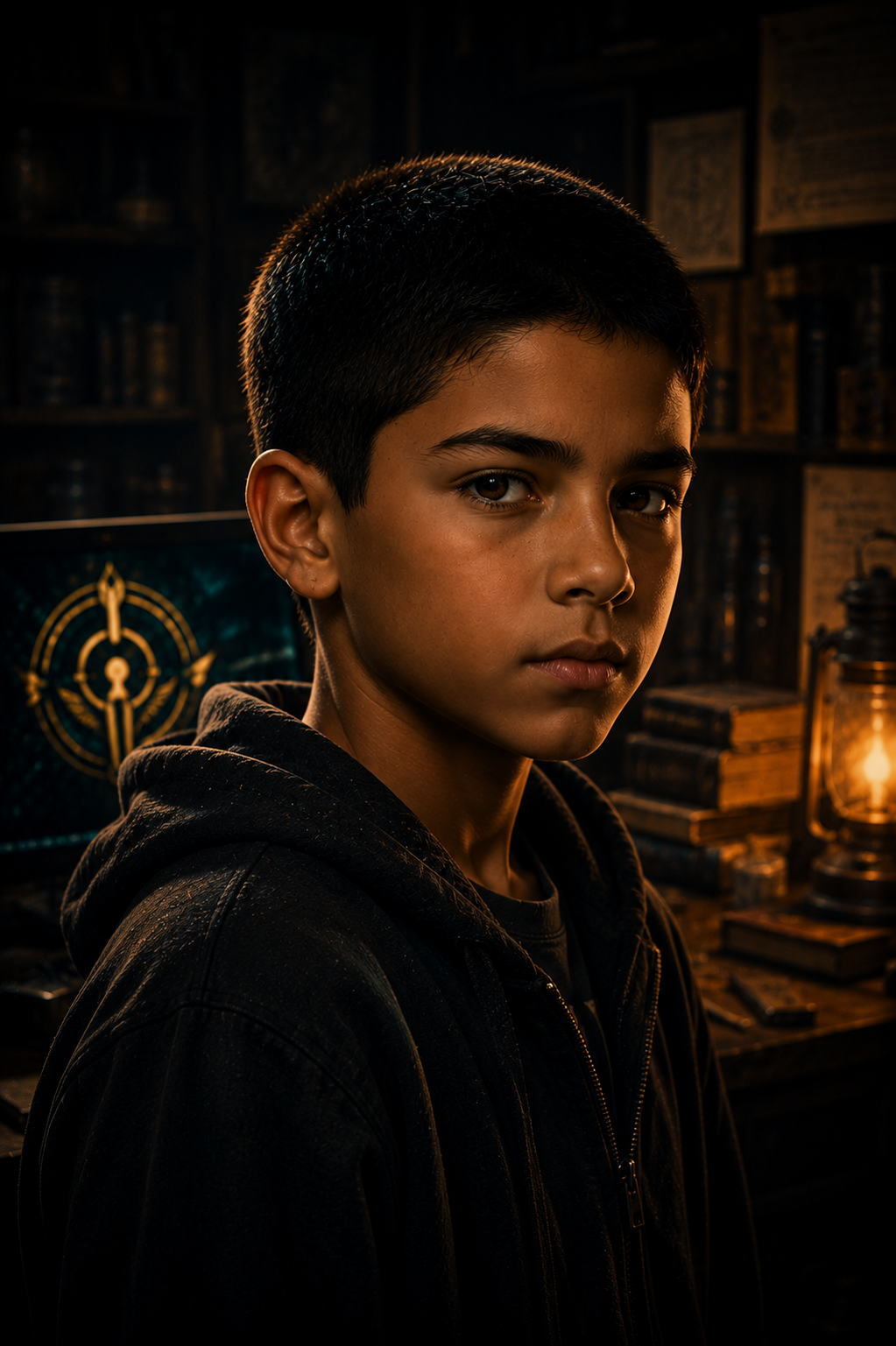 Portrait of Pito, a loyal and intuitive friend.